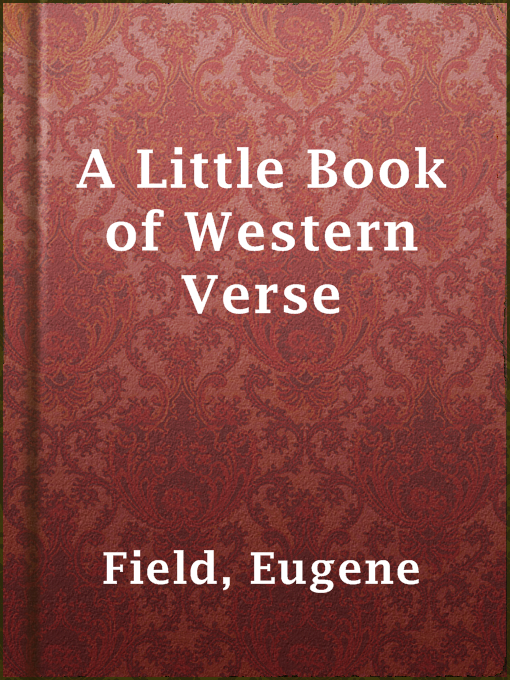 Cover image for A Little Book of Western Verse